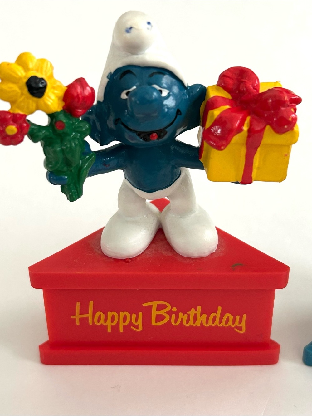 Vintage Smurfs “Happy Birthday” and “Congratulations! I'll drink to that" - Picture 2 of 9